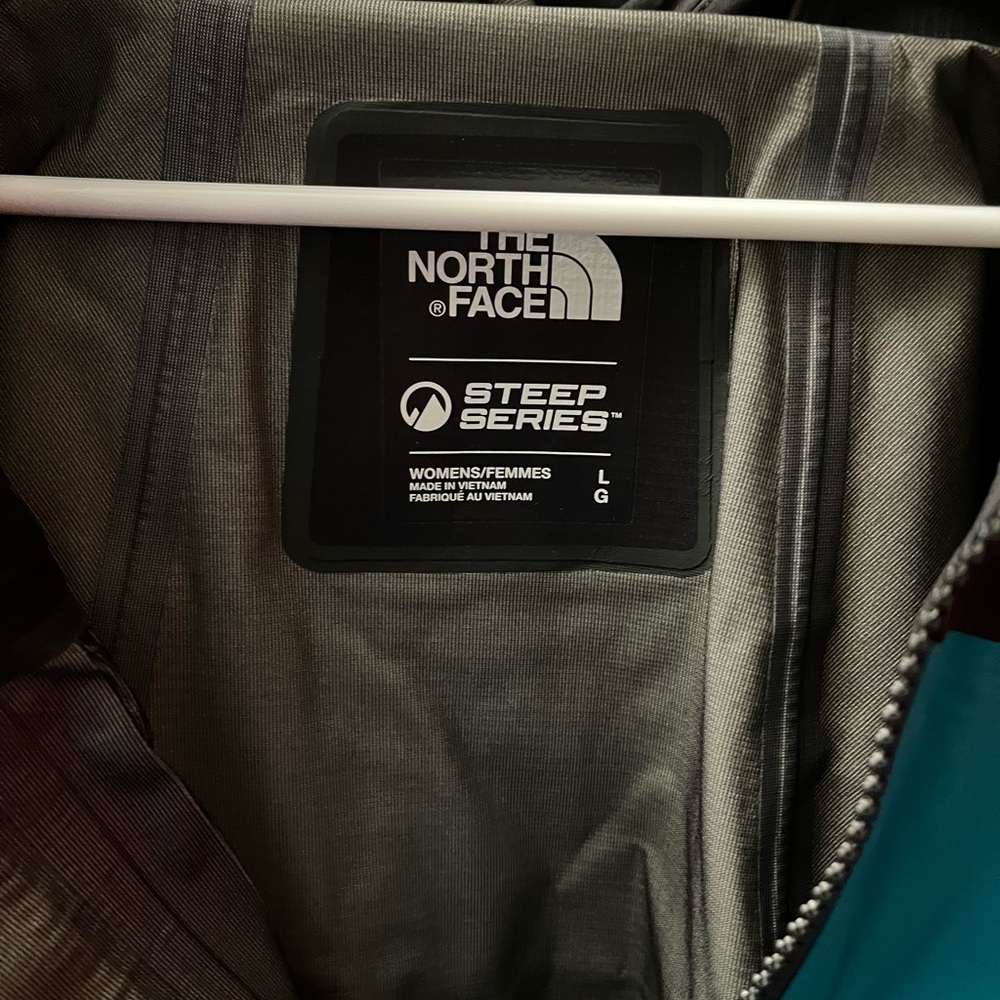 Women’s The North Face Gray and Teal Steep Series Jacket - Picture 3 of 7